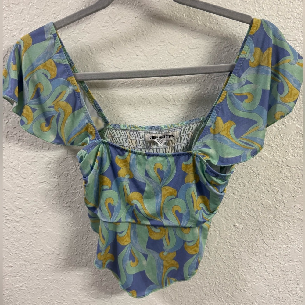 Urban Outfitters Women's Multi Crop-top Size M